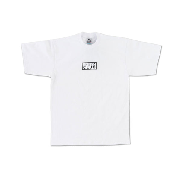 Pro Club Embroidered Heavyweight Box Logo S/S Tee - White