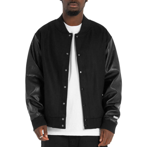 Pro Club Heavyweight Varsity Jacket - Black