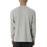 Pro Club Heavy Wide Thermal L/S Tee - Gray Back