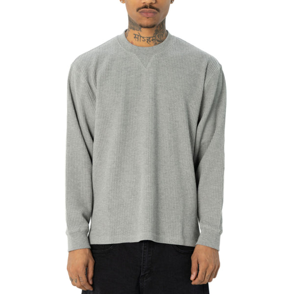 Pro Club Heavy Wide Thermal L/S Tee - Gray