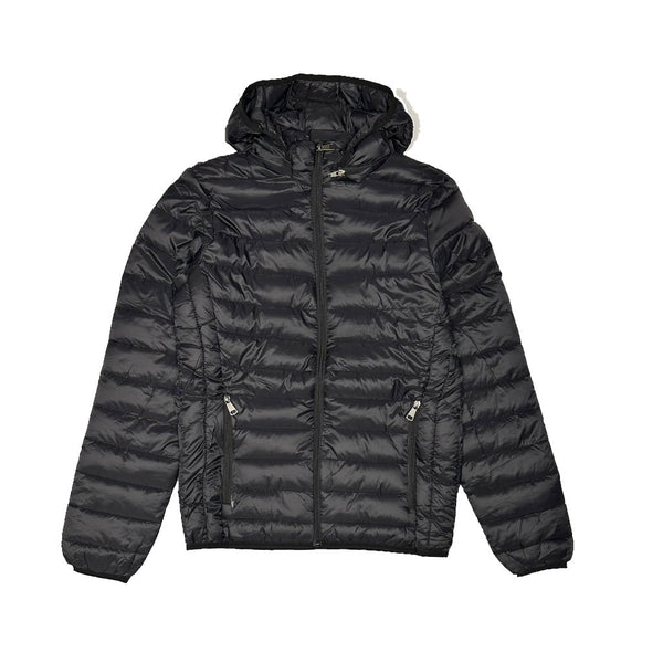 Renegade Hooded Puff Jacket - Black