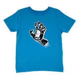 Santa Cruz Kid's Screaming Hand Tee - Cobalt