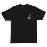 Santa Cruz x Stranger Things Demogorgon Dot S/S Tee - Black Front
