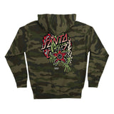 Santa Cruz x Stranger Things Demogorgon Dot P/O Hoodie - Forest Camo
