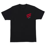 Santa Cruz x Stranger Things Eddie Slasher S/S Tee - Black Front