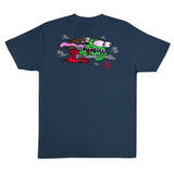Santa Cruz x Stranger Things Eddie Slasher S/S Tee - Blue Dusk
