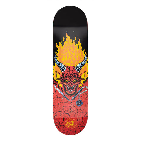 Santa Cruz x Stranger Things Hellfire Club 8.25" Deck