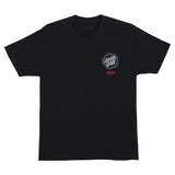 Santa Cruz x Stranger Things Hellfire Pit S/S Tee - Black Front