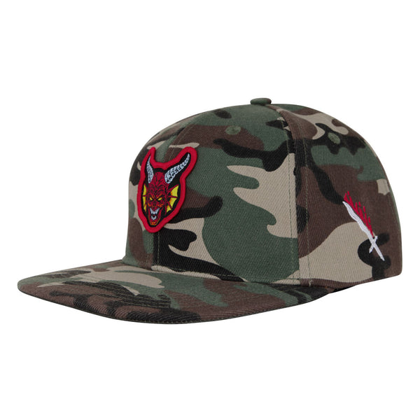 Santa Cruz x Stranger Things Hellfire Club Snapback - Camo