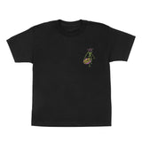 Santa Cruz x Stranger Things Youth Demogorgon Dot S/S Tee - Black Front