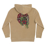 Santa Cruz x Stranger Things Youth Demogorgon Dot P/O Hoodie - Pigment Sand