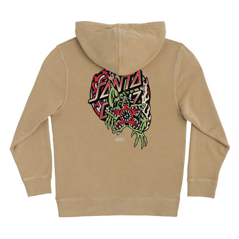 Santa Cruz x Stranger Things Youth Demogorgon Dot P/O Hoodie - Pigment Sand