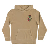 Santa Cruz x Stranger Things Youth Demogorgon Dot P/O Hoodie - Pigment Sand Front