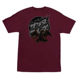 Santa Cruz x Pokemon Fire Type 3 S/S Tee - Burgundy