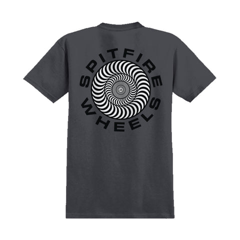 Spitfire CLS '87 Swirl Fill S/S Tee - Charcoal