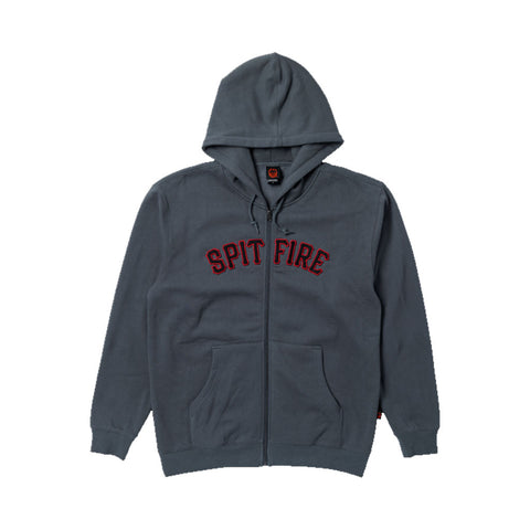 Spitfire Spitball Solid Zip Hoodie - Charcoal