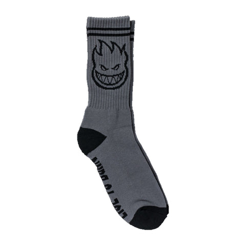Spitfire Bighead Sock - Charcoal/Black