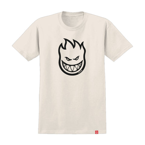 Spitfire Bighead S/S Tee - Cream/Black