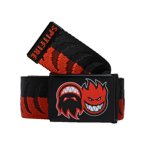 Spitfire Eternal Cres Jacquard Belt - Black/Red
