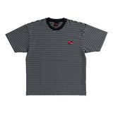 Spitfire Eternal Emb Stripe S/S Shirt - Black/White