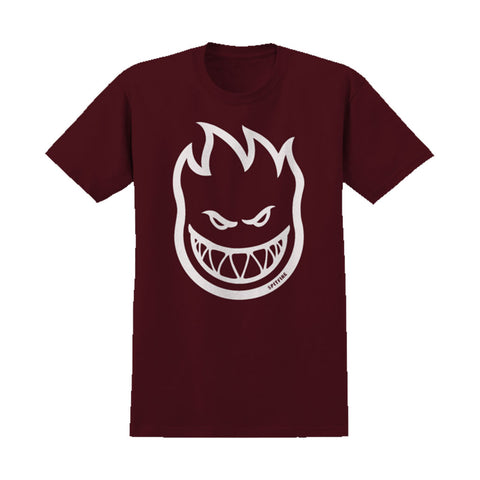 Spitfire Youth Bighead S/S Tee - Maroon/White