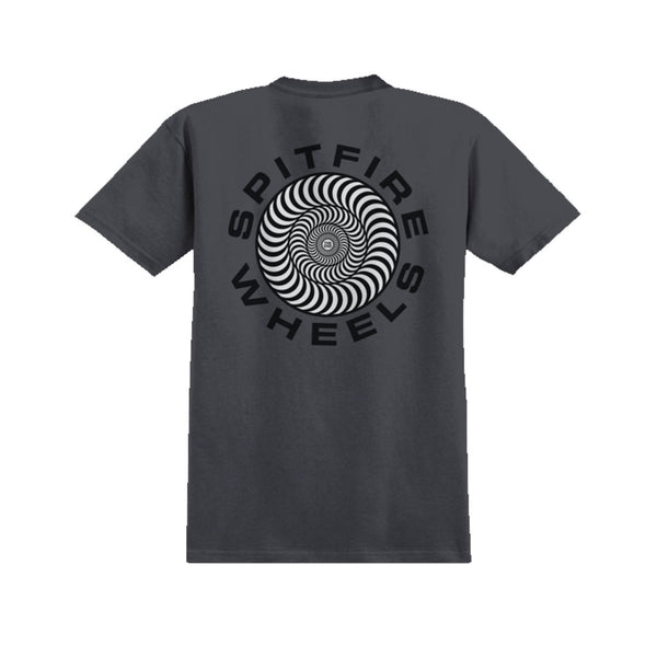 Spitfire Youth Classic '87 Swirl S/S Tee - Charcoal
