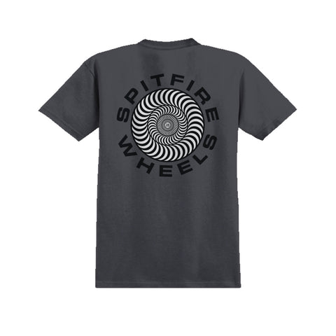 Spitfire Youth Classic '87 Swirl S/S Tee - Charcoal