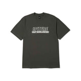 Huf x Spitfire Burns S/S Heavyweight Tee - Washed Black