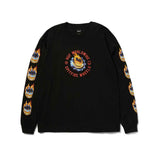 Huf x Spitfire Chrome Head L/S Tee - Black