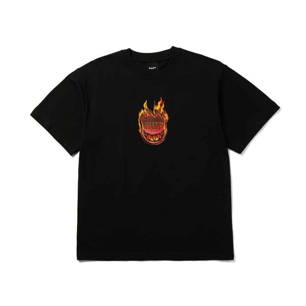 Huf x Spitfire Flame Galaxies S/S Tee - Black