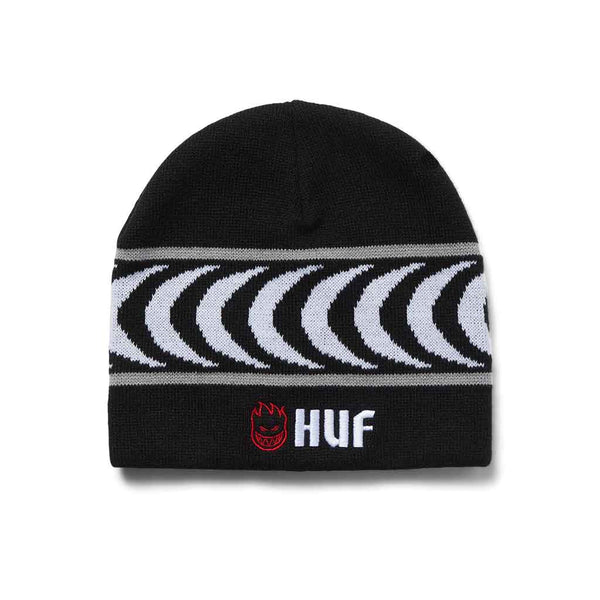 Huf x Spitfire Skull Beanie - Black
