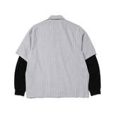 Huf x Spitfire Union Work Shirt - Black/White Back