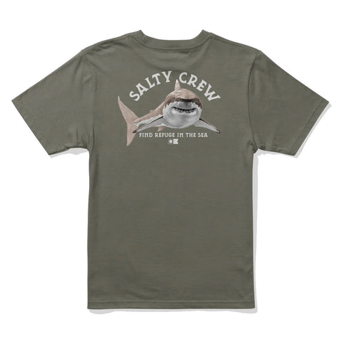 Salty Crew Youth Lurking S/S Tee - Dusty Olive