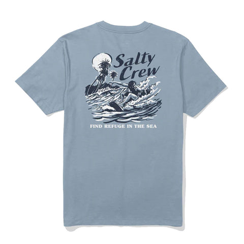 Salty Crew Surf Camp S/S Tee - Blue Fog