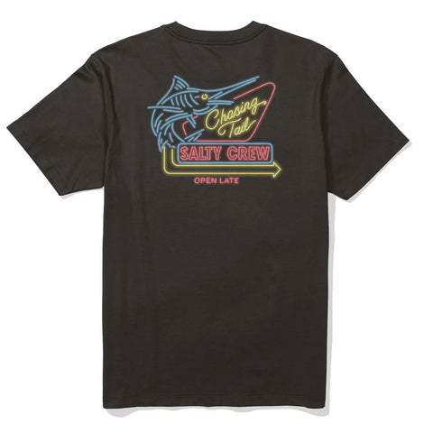 Salty Crew Neon Sign S/S Tee - Black