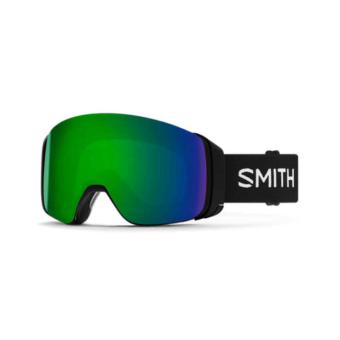 Smith 24/25 4D Mag goggles - Black + ChromaPop Sun Green Mirror Lens