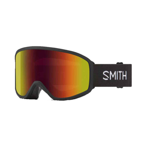 Smith 25/26 Reason OTG Low Bridge Fit - Black - Red Sol-X Mirror