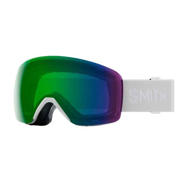 Smith 25/26 Skyline - White Vapor - ChromaPop Everyday Green Mirror
