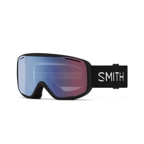 Smith 24/25 Rally Goggles - Black + Blue Sensor Mirror Lens