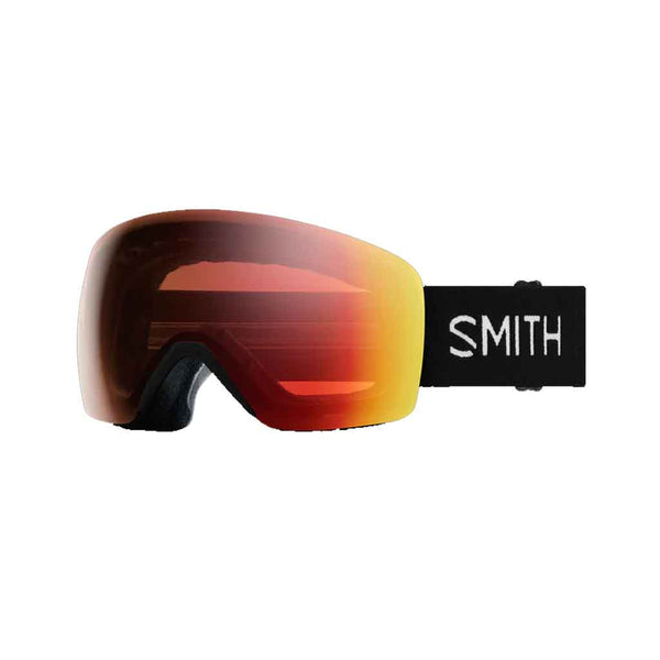Smith 25/26 Skyline - Black - ChromaPop™ Photochromic Red Mirror
