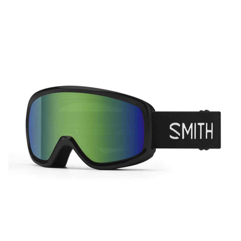Smith 25/26 Youth Snowday Goggles - Black + Green Sol-X Mirror