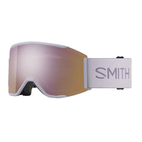 Smith 25/26 Squad Mag Low Bridge Fit - Lunar Fog - ChromaPop Everyday Rose Gold Mirror