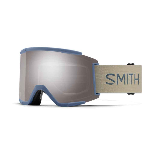 Smith 24/25 Squad XL Goggles - Granite Blue + ChromaPop™ Sun Platinum Mirror Lens