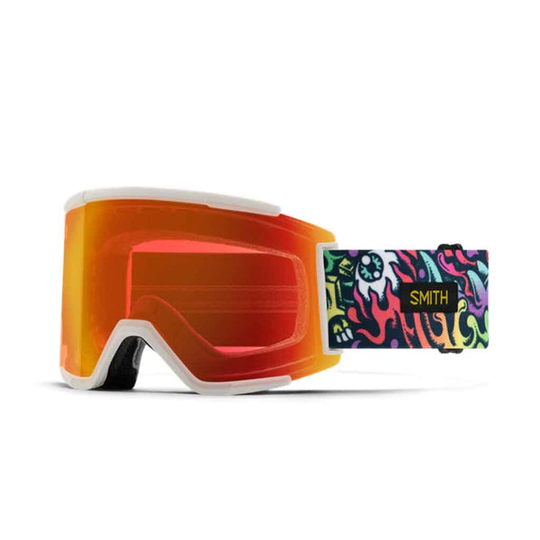 Smith 24/25 Squad XL Goggles - Artist Series | Tallboy + ChromaPop™ Everyday Red Mirror Lens