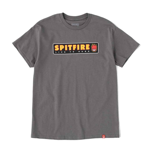 Spitfire LTB S/S T-shirt - Charcoal/Multi