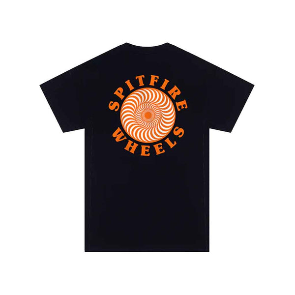 Spitfire OG CLS FL Tee - Black/Orange/White