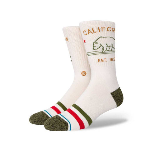 Stance California Republic 2 Socks - Off White