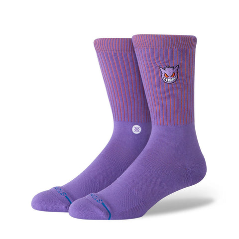 Stance Gengar Crew Sock - Purple