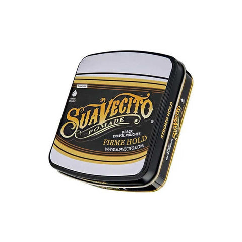 Suavecito Firme Strong Hold Pomade Travel Tin 8 Pack