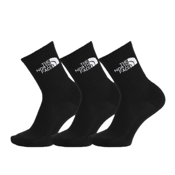 The North Face 3P Everyday Standard Crew Sock - TNF Black JK3